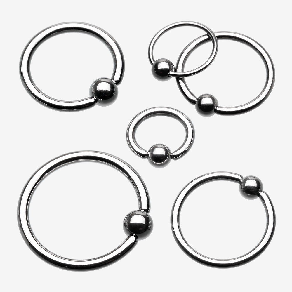 Amazon.com: Ruifan 316L Surgical Steel Spring Action Captive Bead Ring CBR  00G 3/4 Inch : Clothing, Shoes & Jewelry